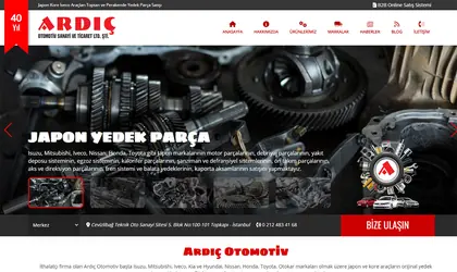 Preview of the Ardıç website design