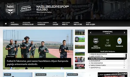 Preview of the Nazillispor website design