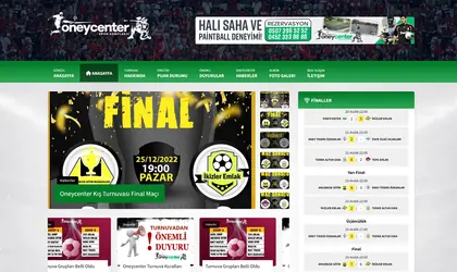 Preview of the Öney Center website design